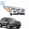 Right Passenger Side Halogen Chrome Headlight for Ford Escape (2017–2019)