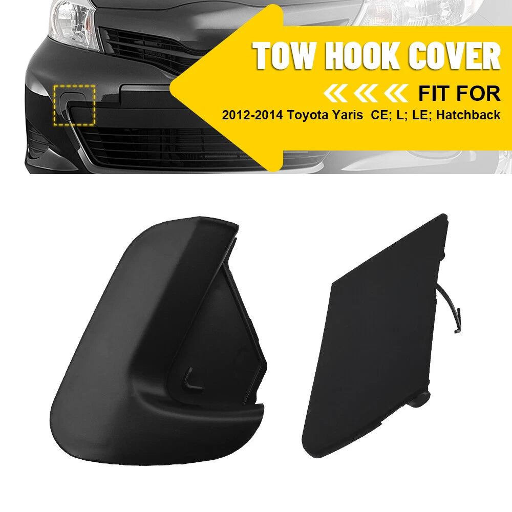 Front Bumper Tow Hook Cover for Toyota Yaris (2012–2014)