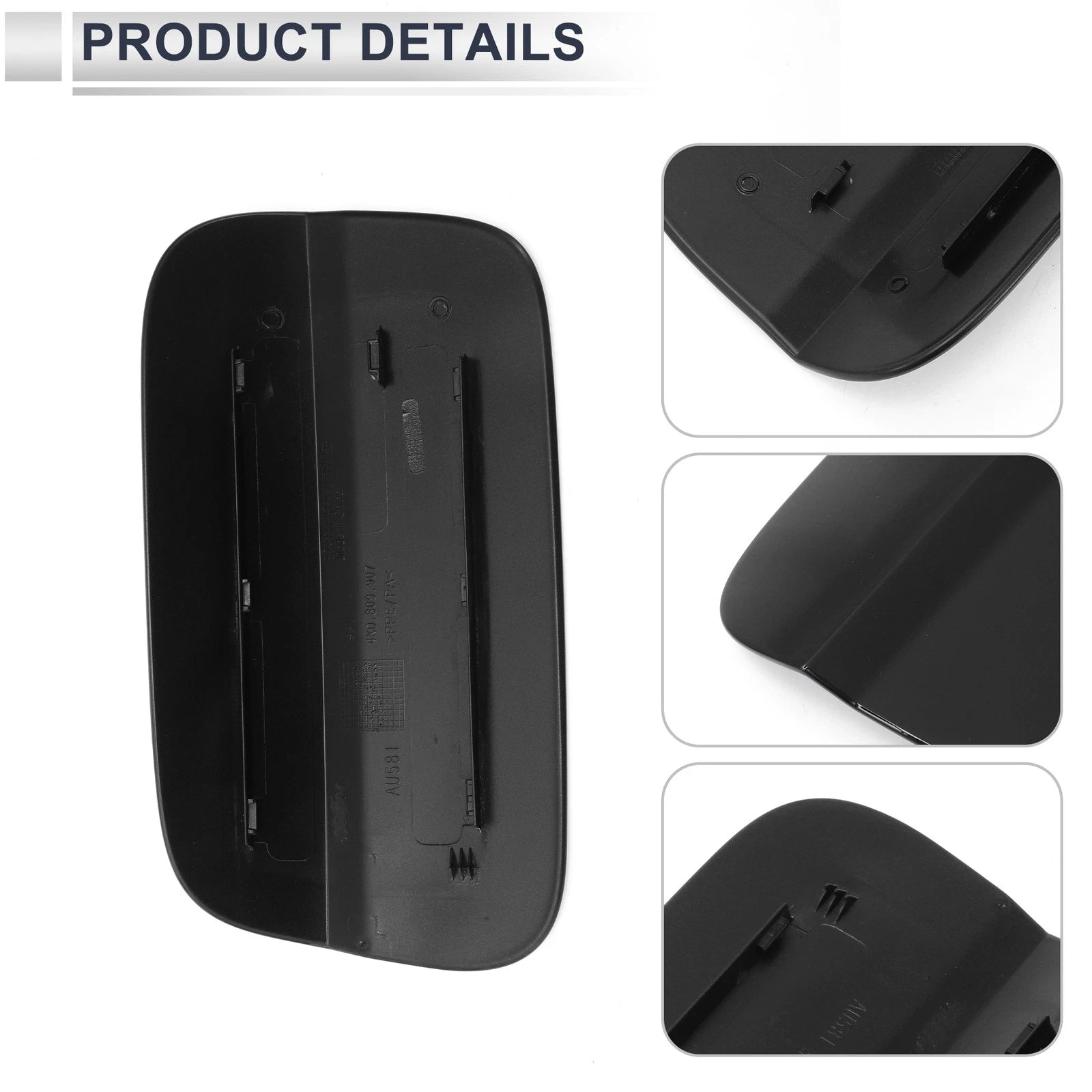 Fuel Tank Door Cap for Audi A6 (2019–2024) No. 4K0809907B Black