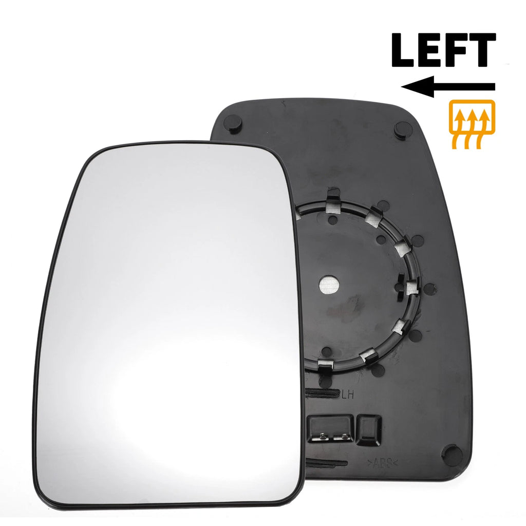 Left Side Heated White Mirror Glass for Nissan Opel Renault 