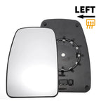 Left Side Heated White Mirror Glass for Nissan Opel Renault 