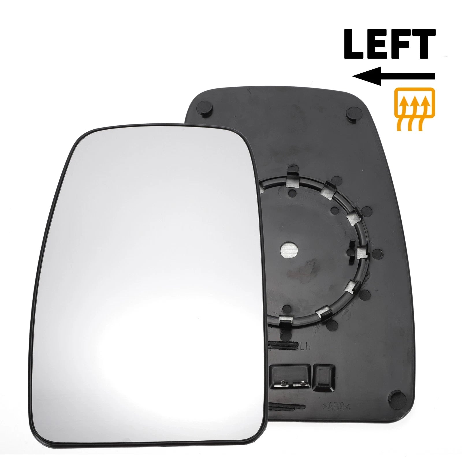 Left Side Heated White Mirror Glass for Nissan Opel Renault 