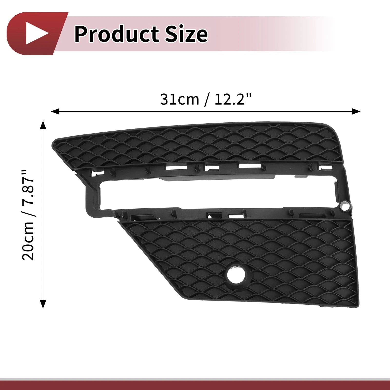 1 Pc Fog Light Grill for Mercedes-Benz ML350 (2012–2015) No. 1668852822