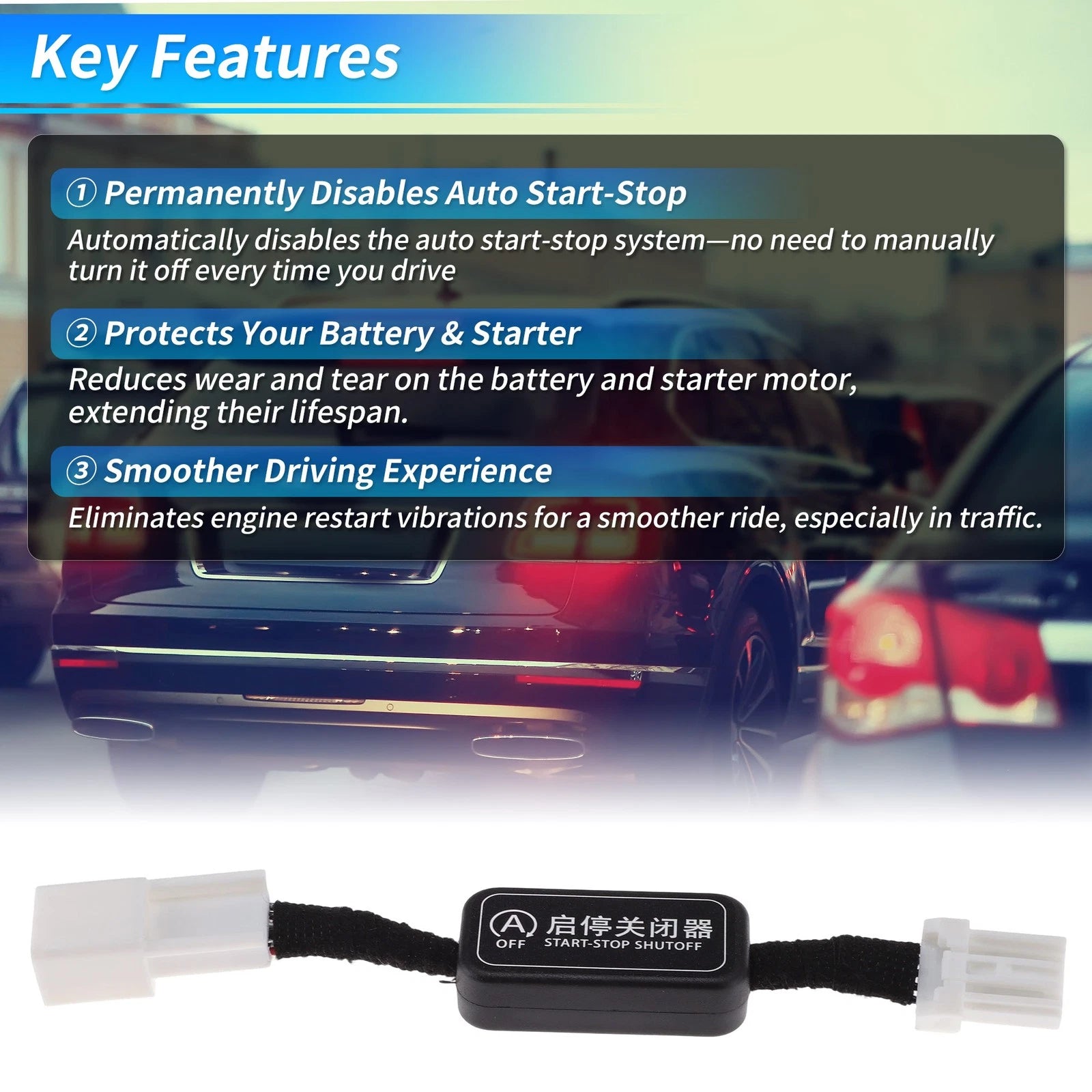 Auto Start Stop Eliminator for Honda N-WGN/N-WGN Custom (JH3/JH4)