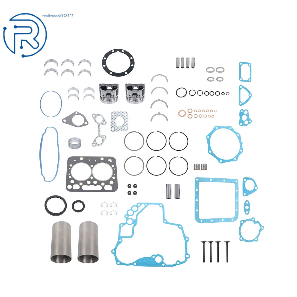 Engine Rebuild Kit for Kubota Z482 T1600H (Overhaul Set)