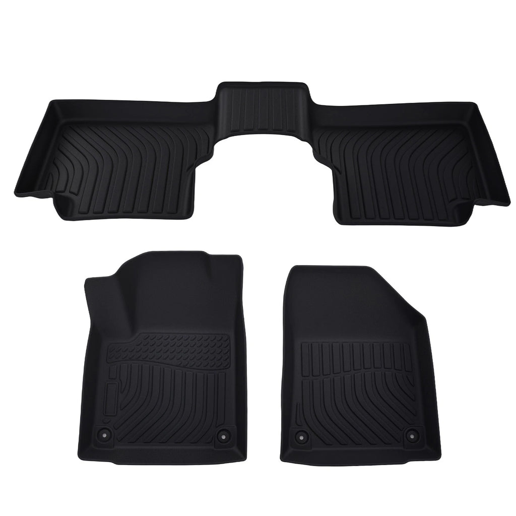 All Weather Carpet Floor Mats for Jeep Cherokee (2015–2023) TPE Rubber