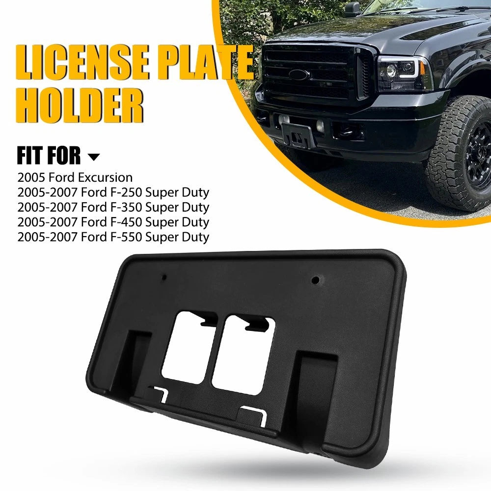 Front License Plate Frame Bracket for Ford F250 Super Duty (2005–2007)