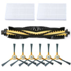 9Pcs Roller Brush Side Brush Filter Kit for Liectroux C30B (2018–2021)