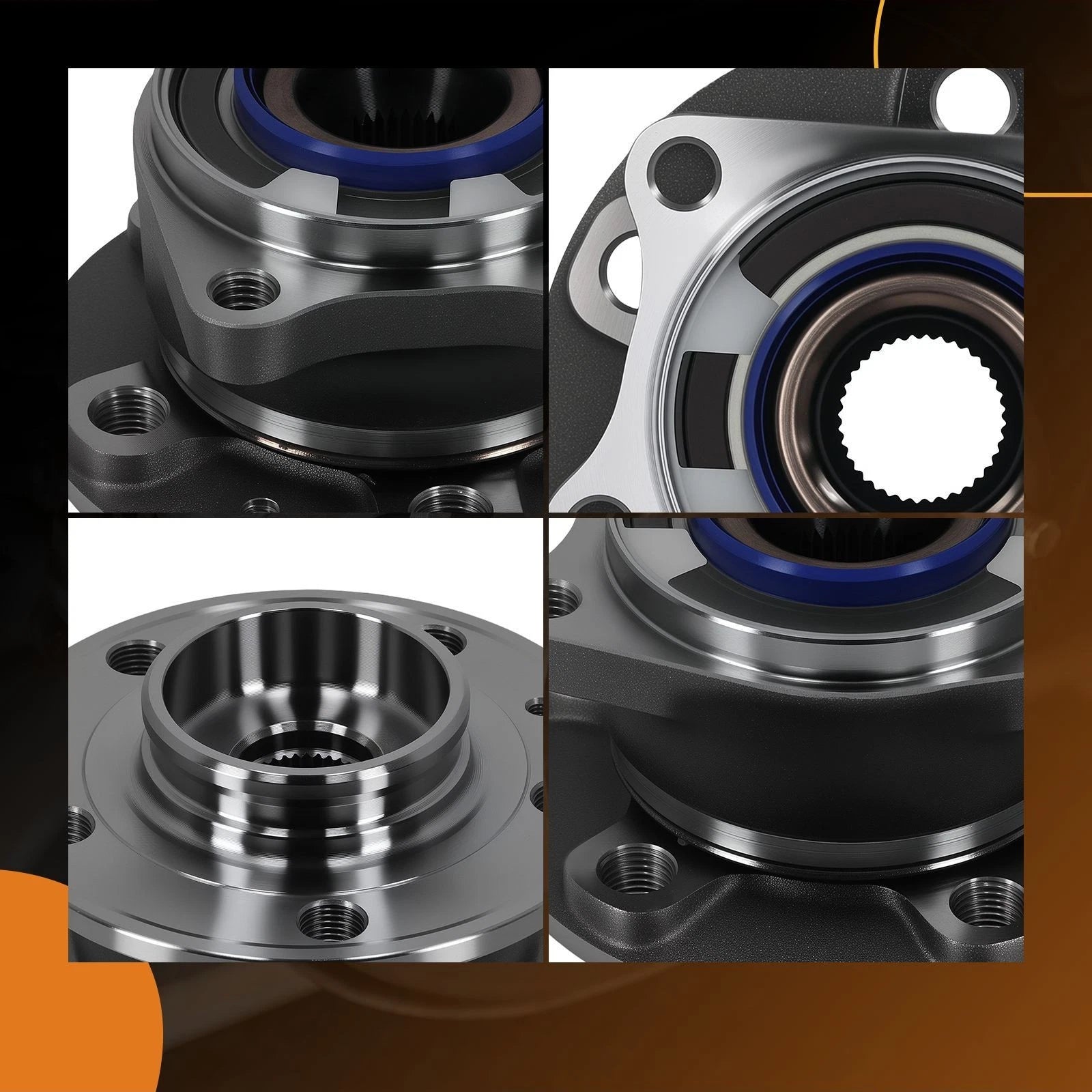 1pc Rear Wheel Bearing Hub for Volvo XC90 AWD (2003–2014) 512273 H512273