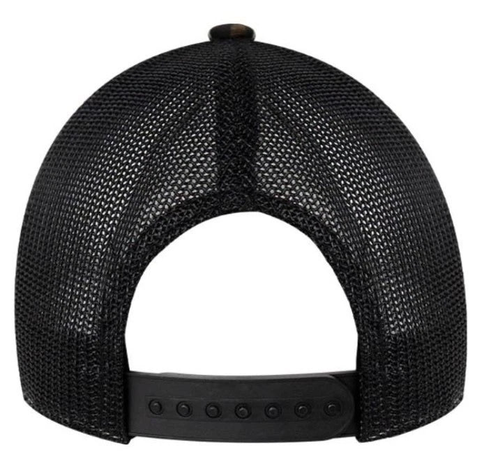 Mack Trucks Trucker Hat Camouflage Front Panel Black Mesh Back Adjustable