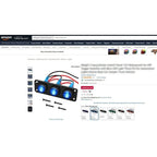 6 Gang LED Switch Panel for RV Boat Car (12V, IP67 Waterproof)