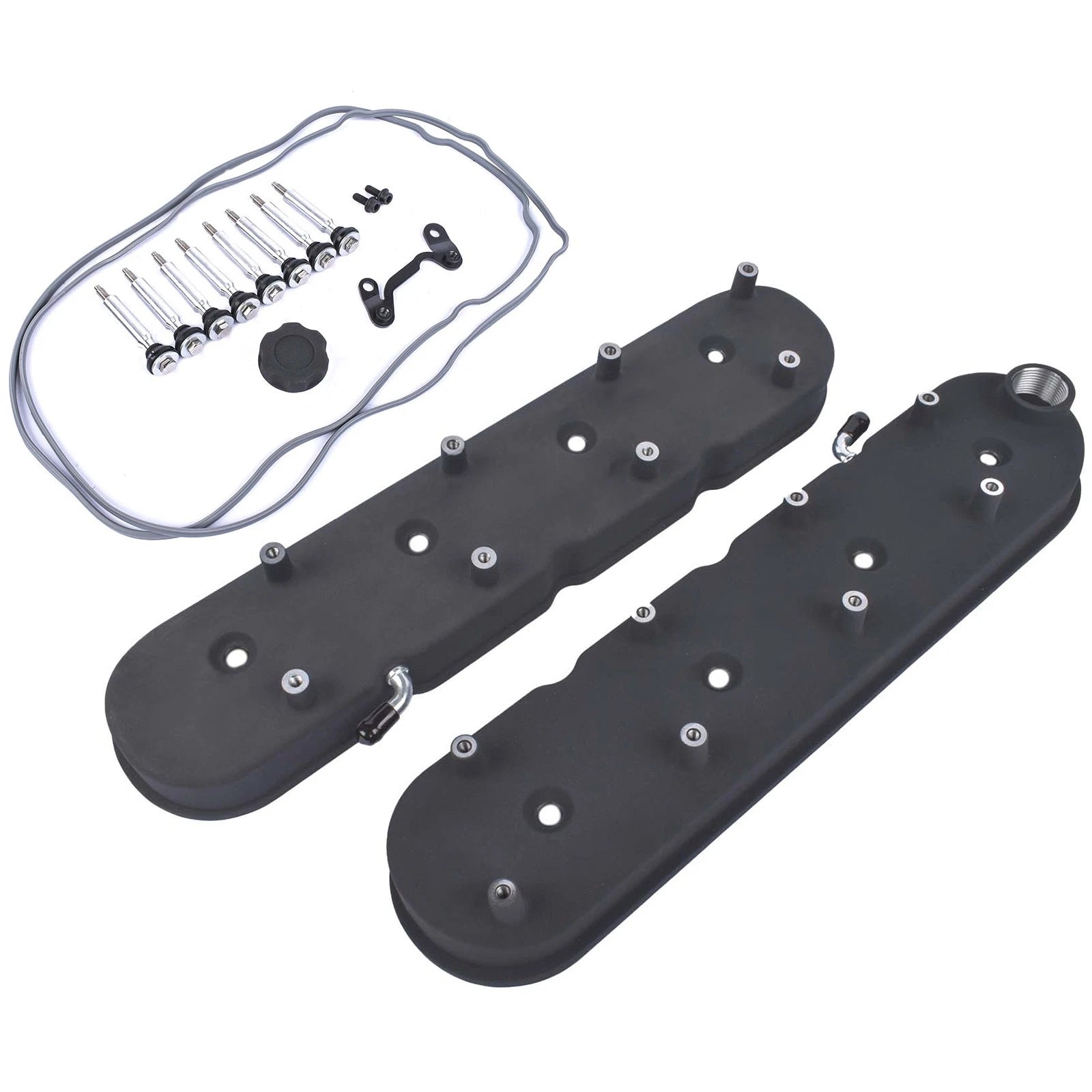 Tall Black Cast Aluminum Valve Covers for LS1 LS2 LS3