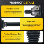 CV Axle Shaft Assembly for Volvo S40 (2004–2012) Front Driver Side