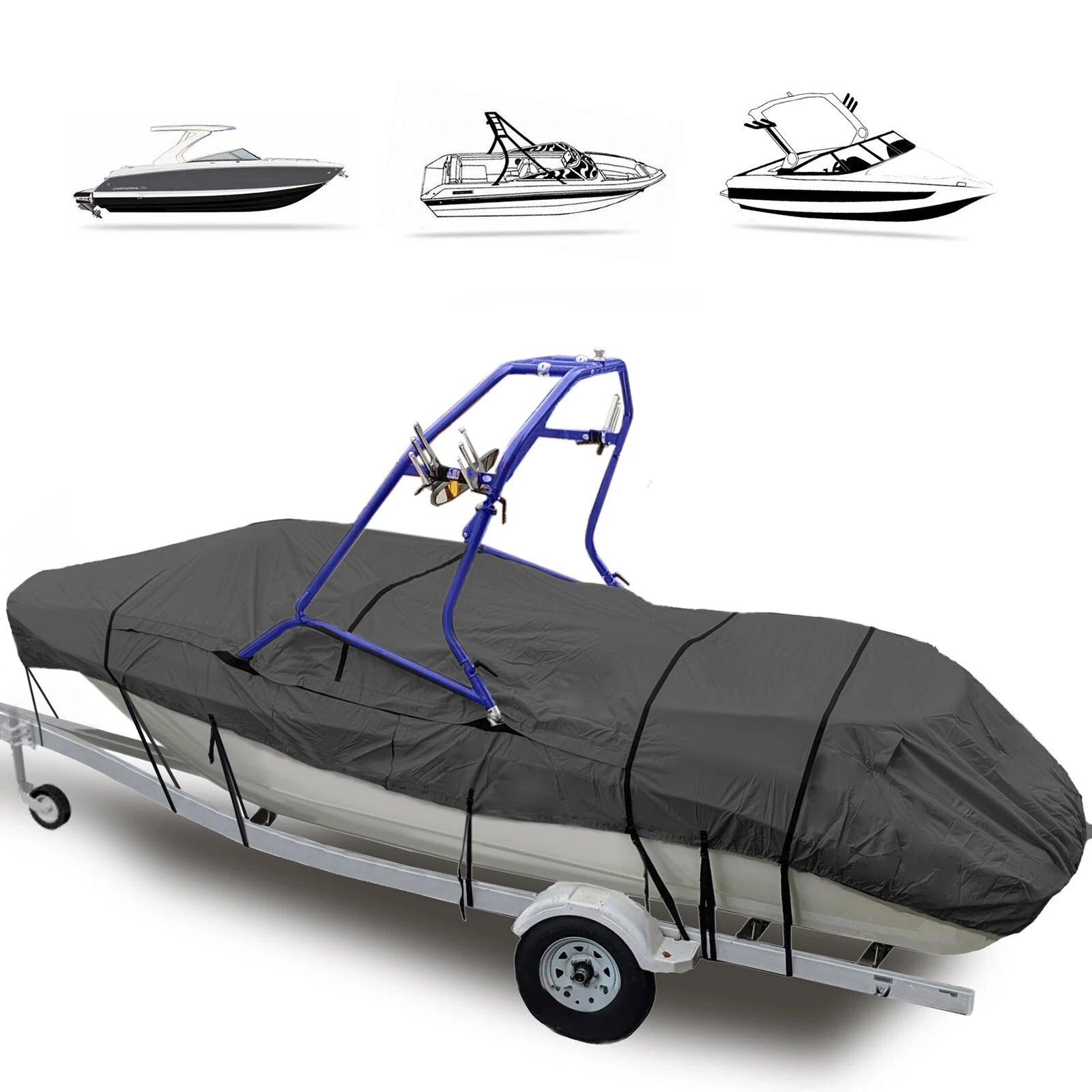 Boat Cover for Sea Ray 230 SLX (2010–2023) - Trailerable, Durable