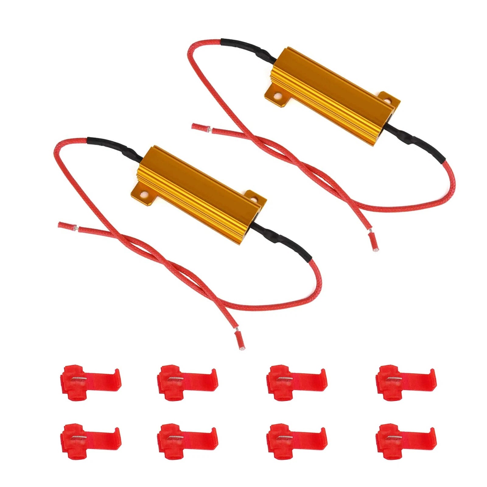 50W 6 Ohm Load Resistors for Turn Signal Lights (2010-2020)