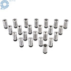 Set of 23 Metric 5C Collets 3mm-25mm for Precision Machining