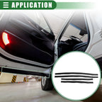 Set of 2 Front Rear Lower Door Weatherstrip for Ford F250 F350 (1999–2007) F81Z-2520758-AA
