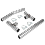 2.5" OD 18-Gauge Exhaust Pipe for Universal Applications (Slip-Fit)