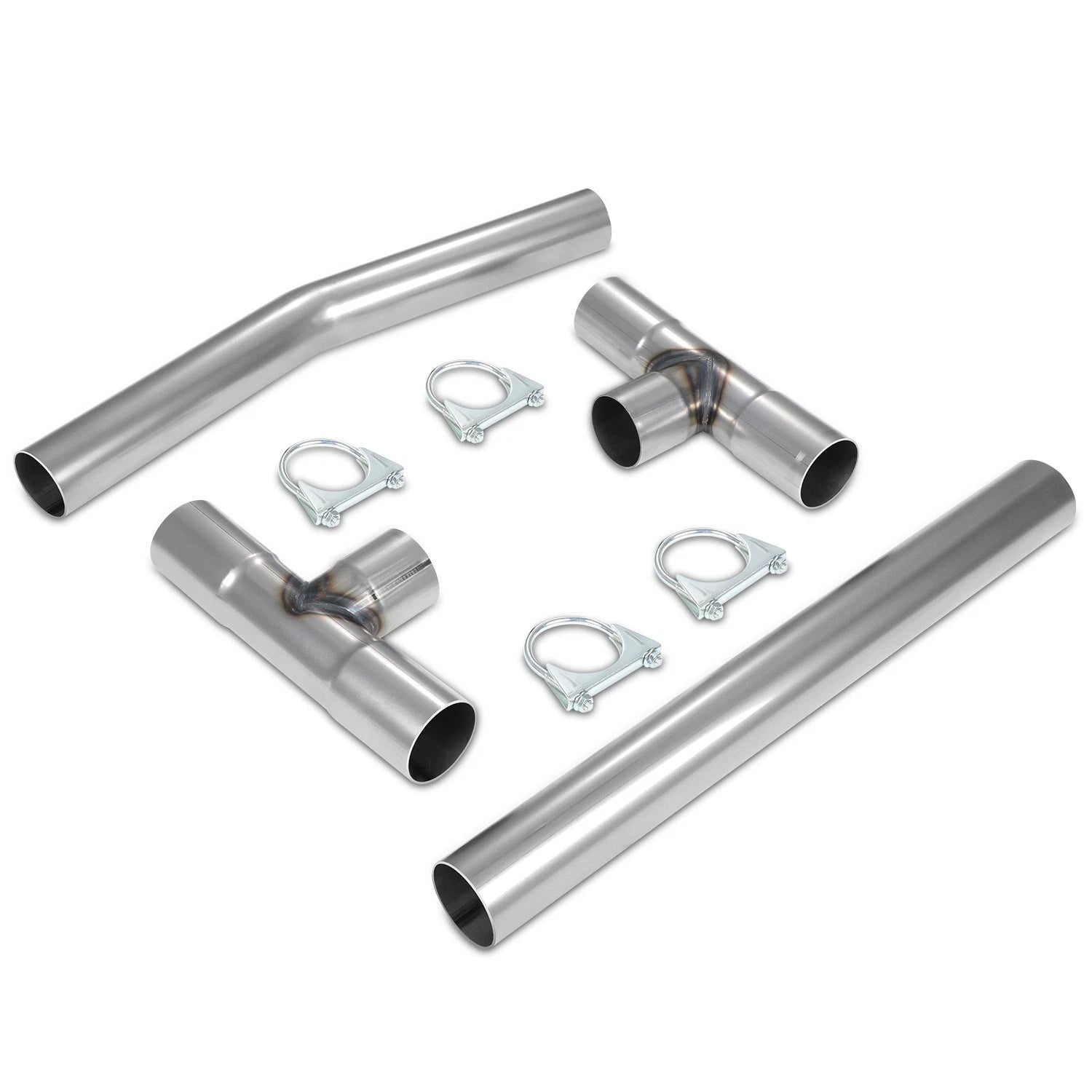 2.5" OD 18-Gauge Exhaust Pipe for Universal Applications (Slip-Fit)