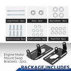Adjustable Engine Motor Mounts for LS1 LS2 LS6 LSX LQ4 LQ9 (88–98)