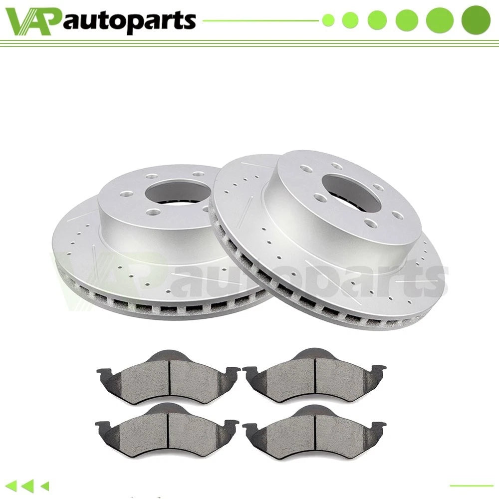 Front Brake Pads and Rotors for Dodge Durango (2000–2002) 287mm
