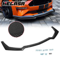 Carbon Look GT-Style Front Bumper Splitter Lip for Ford Mustang (2018–2023)