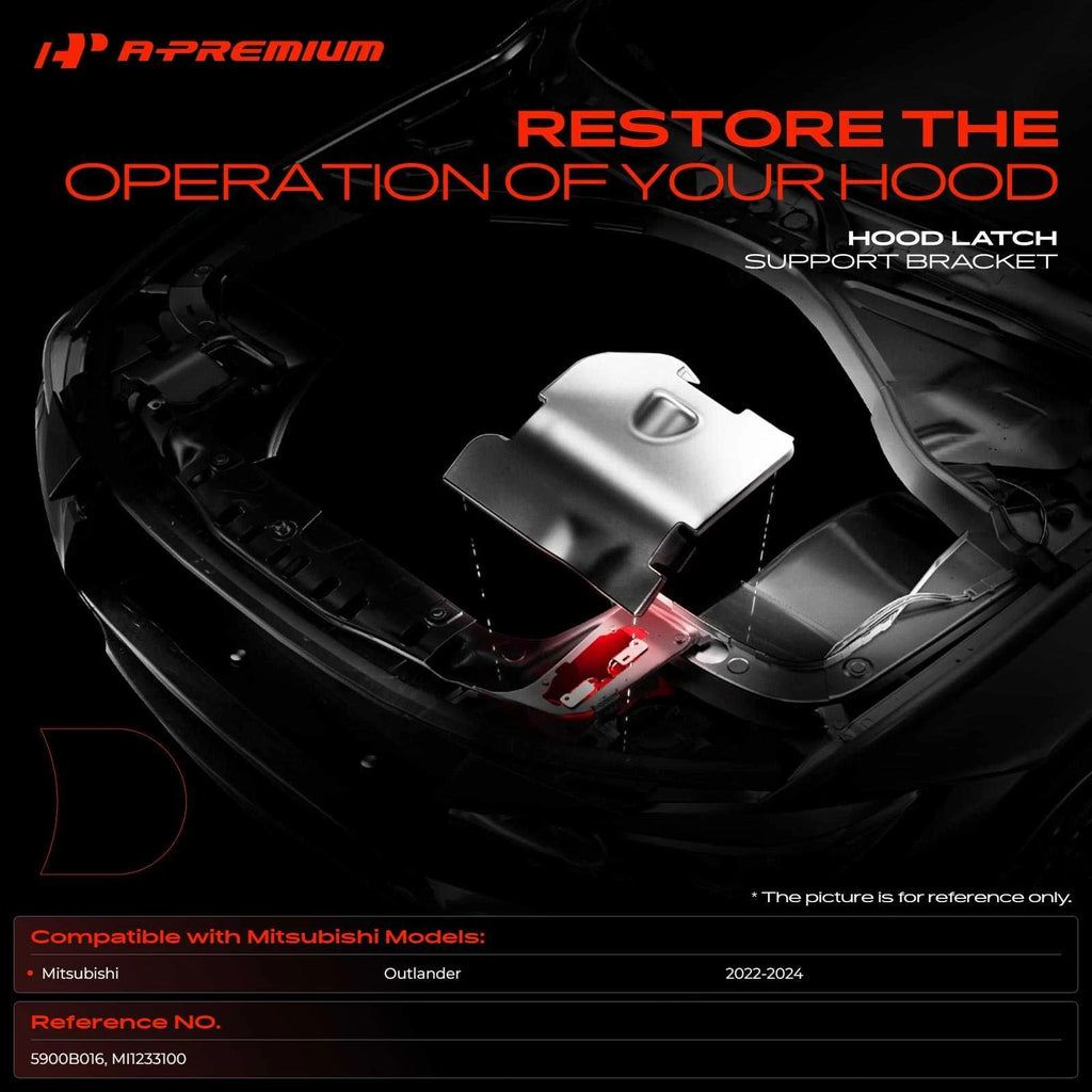 Steel Hood Latch Support for Mitsubishi Outlander (2022–2024)