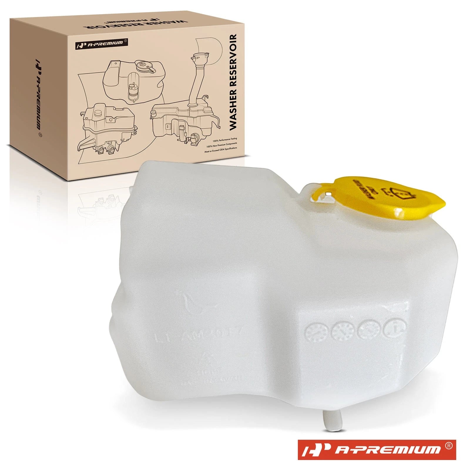 Windshield Washer Reservoir with Cap for Jeep Grand Cherokee (1996–1998)