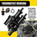 Engine Coolant Thermostat Housing and Sensor Kit for Chrysler 200 (2011–2014)