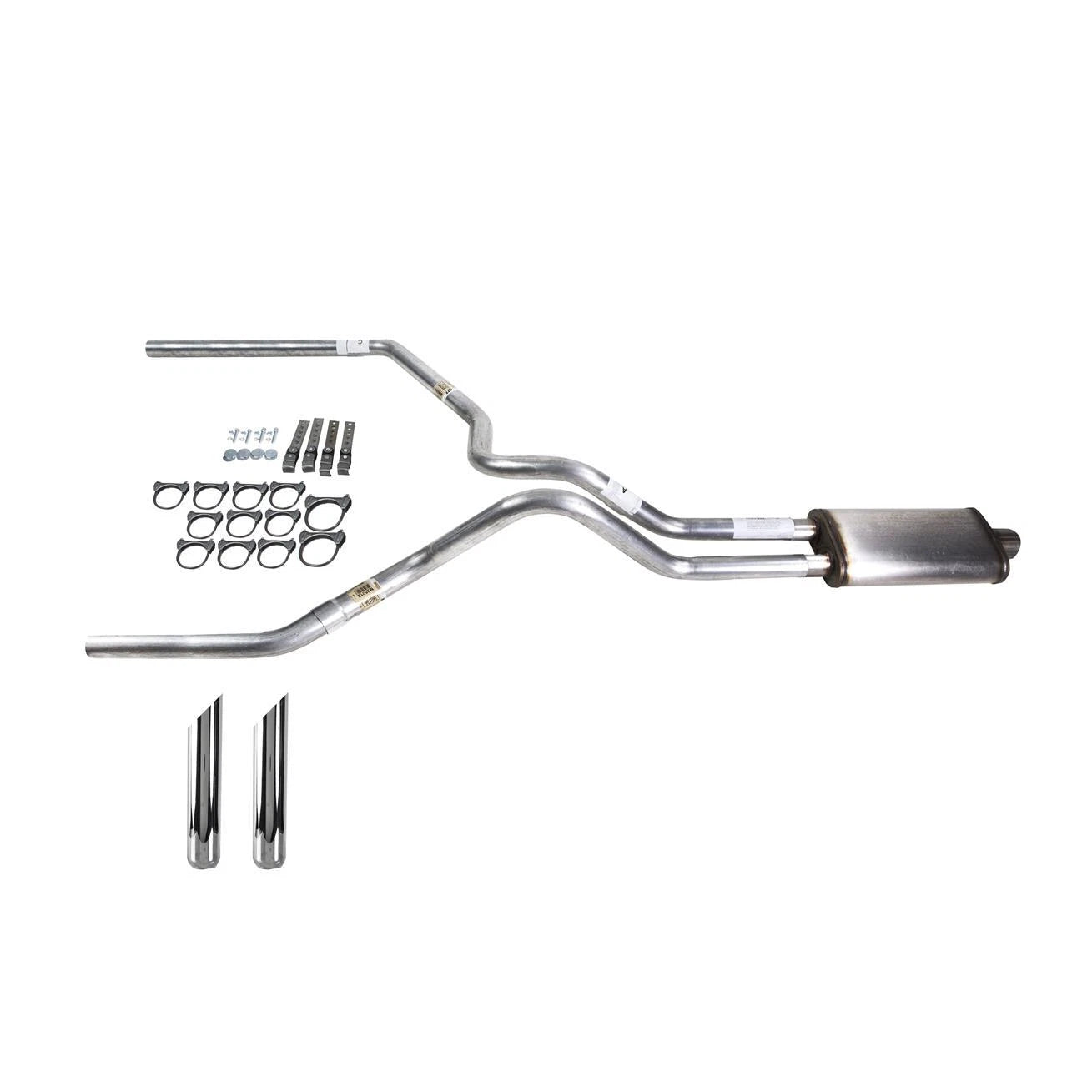 Dual Exhaust Pipe for Ram (2007-2008) Stainless Steel with Tip