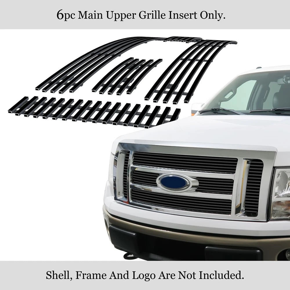 Stainless Black Billet Grille for Ford F-150 (2009-2012)