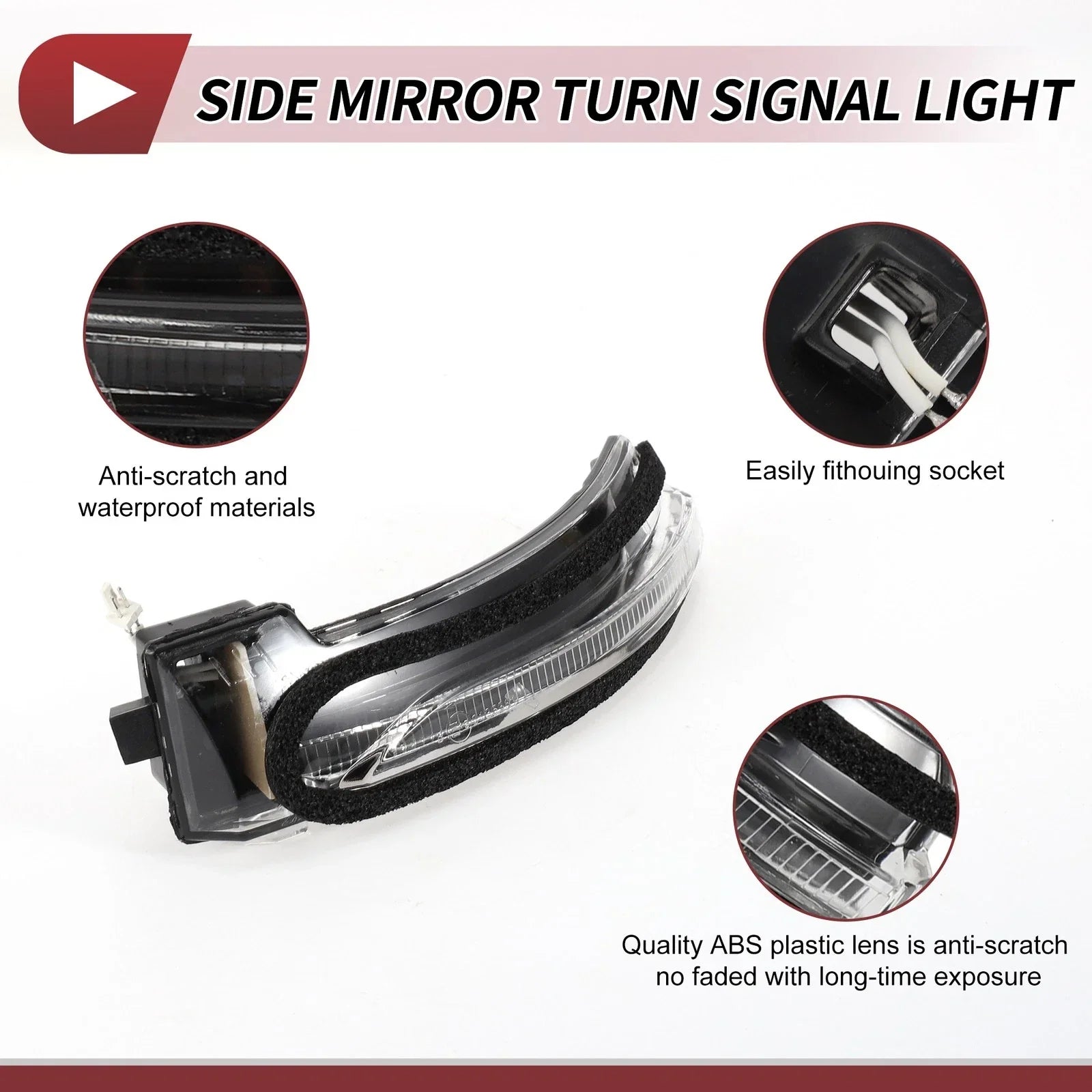 Car Mirror Turn Signal Light for Hyundai Sonata 2020-2022 Left LED