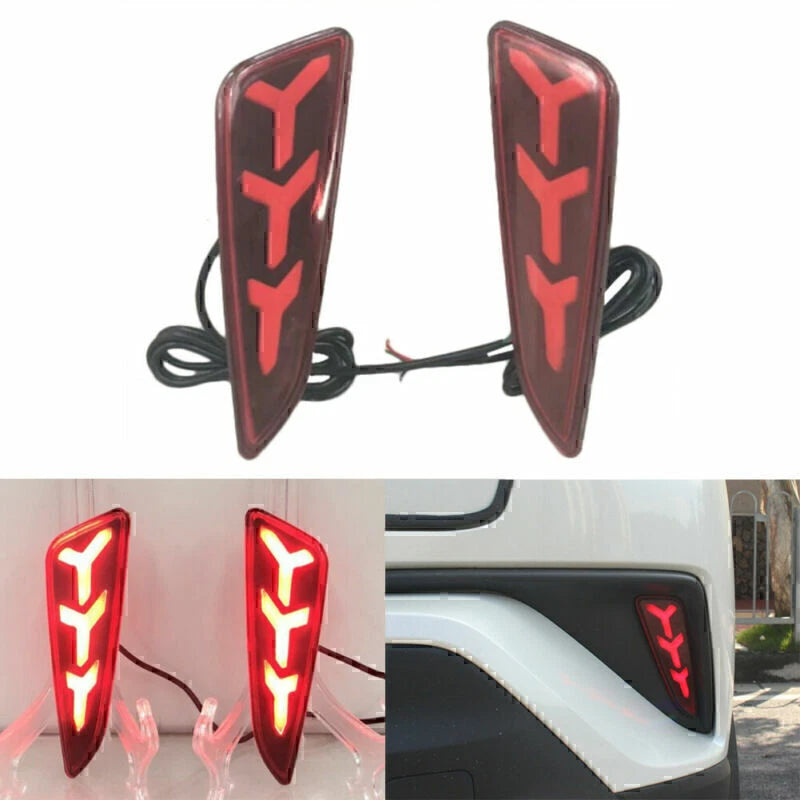 2X LED Rear Bumper Light Taillights LH+RH for Toyota CHR (2017–2018)