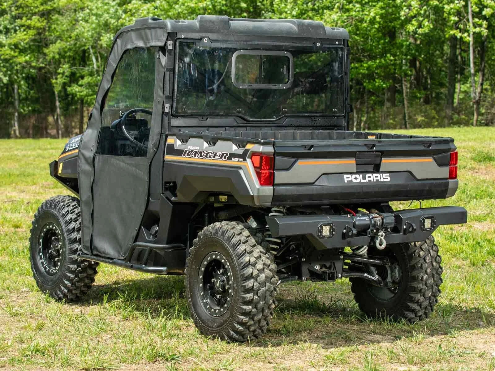 Heavy Duty Rear Winch Bumper for Polaris Ranger XP 1000 (2017–2023)
