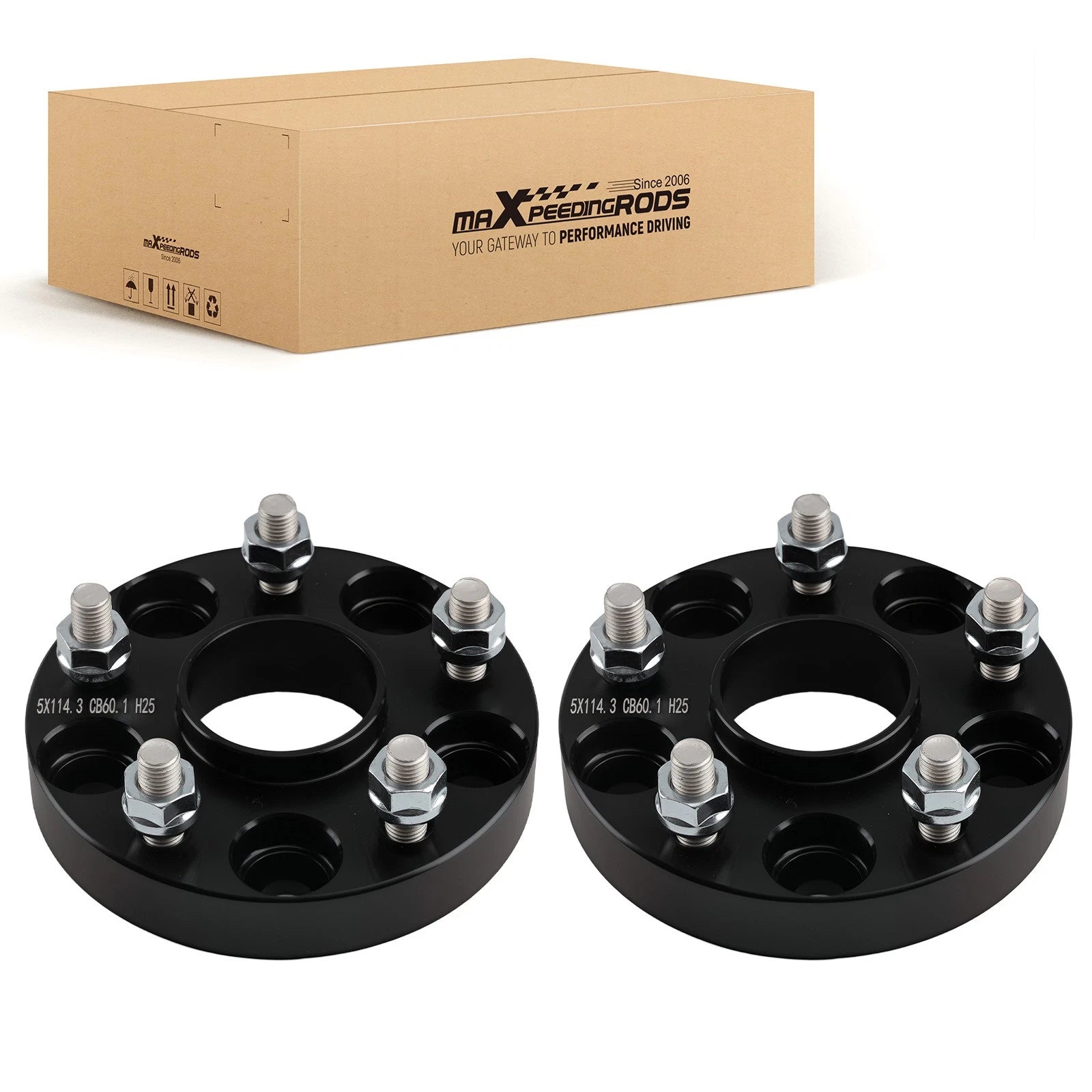 2X 25mm Wheel Spacers for Lexus SC300 SC400 (1992–2000) 5x114.3mm