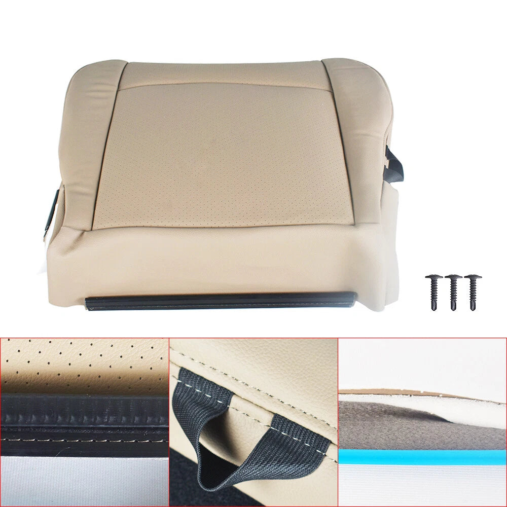 Front Driver Seat Cover for Dodge Ram 1500 2500 3500 (2009–2012) Light Tan