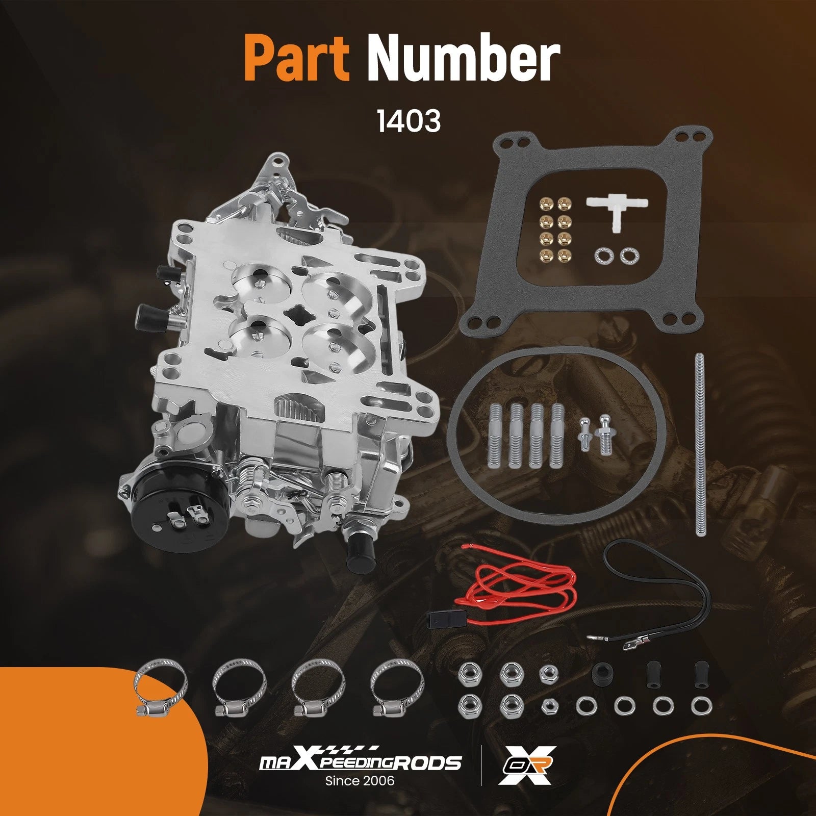 4-Barrel Carburetor for Performer 500 CFM (1403)