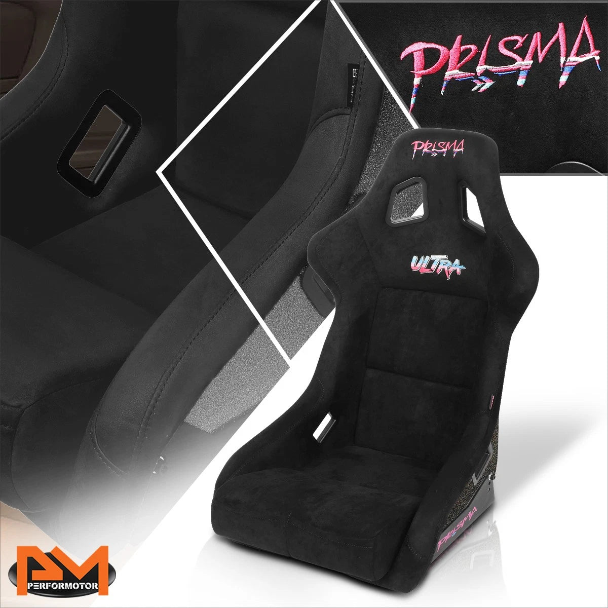 NRG Innovations FRP-302BK-ULTRA Racing Seat for Universal Fit (All Years)