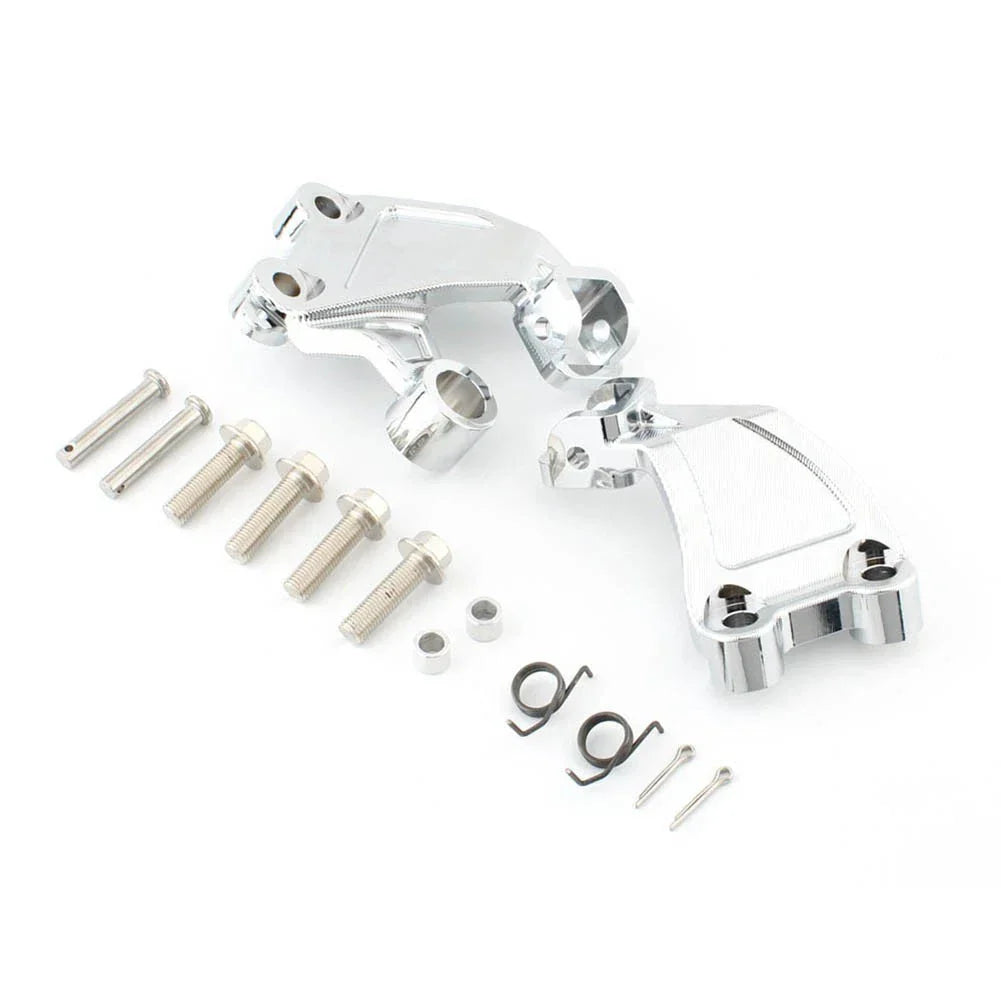 Rider Footrest Pegs Mount Bracket for Yamaha Vmax 1200 VMX1200 (1985-2007)