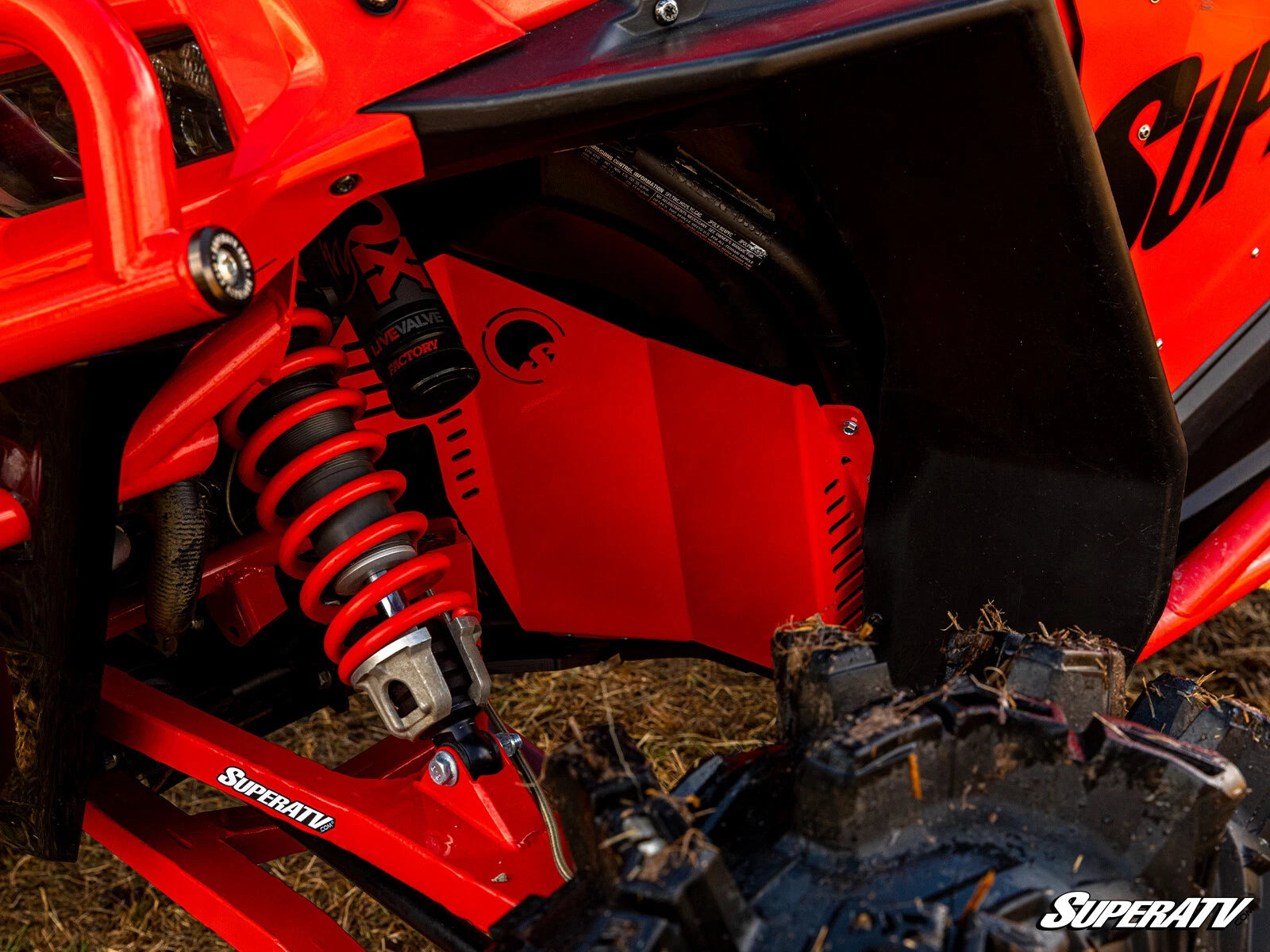 Inner Fender Guards for Polaris RZR XP 1000 / Turbo (2014–2023) - Red