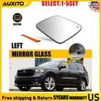 Driver Side Heated Mirror Glass for Jeep Grand Cherokee, Dodge Durango (2011–2022)