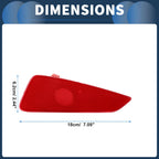 Bumper Reflector No.JX7B13B414CA for Ford Focus Sedan (2019–2020) Red Right