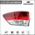 Rear Outer Side Taillight Assembly for Toyota Highlander (2017–2019)