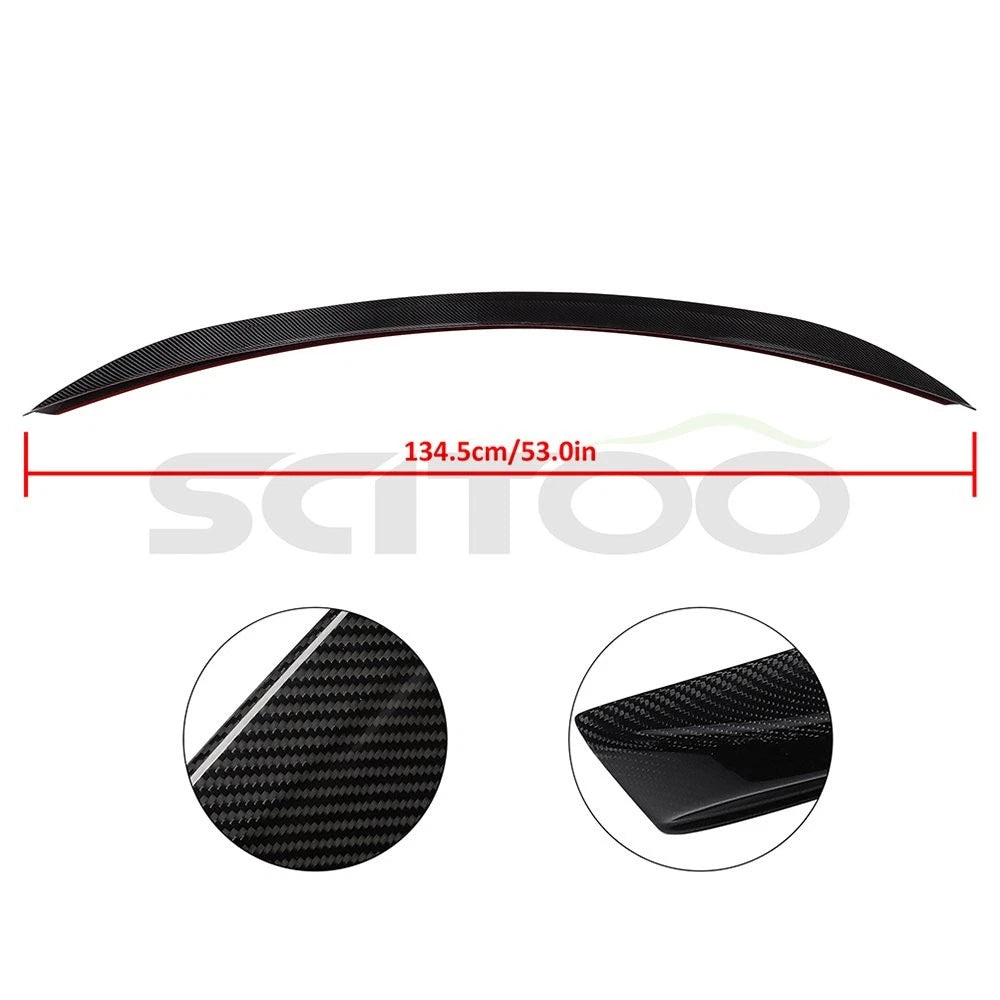 Real Carbon Fiber Rear Trunk Lid Spoiler for Mercedes GLE Coupe (2015–2019)