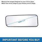 Left Lower Side Mirror Glass Replacement for VW Crafter, Mercedes 