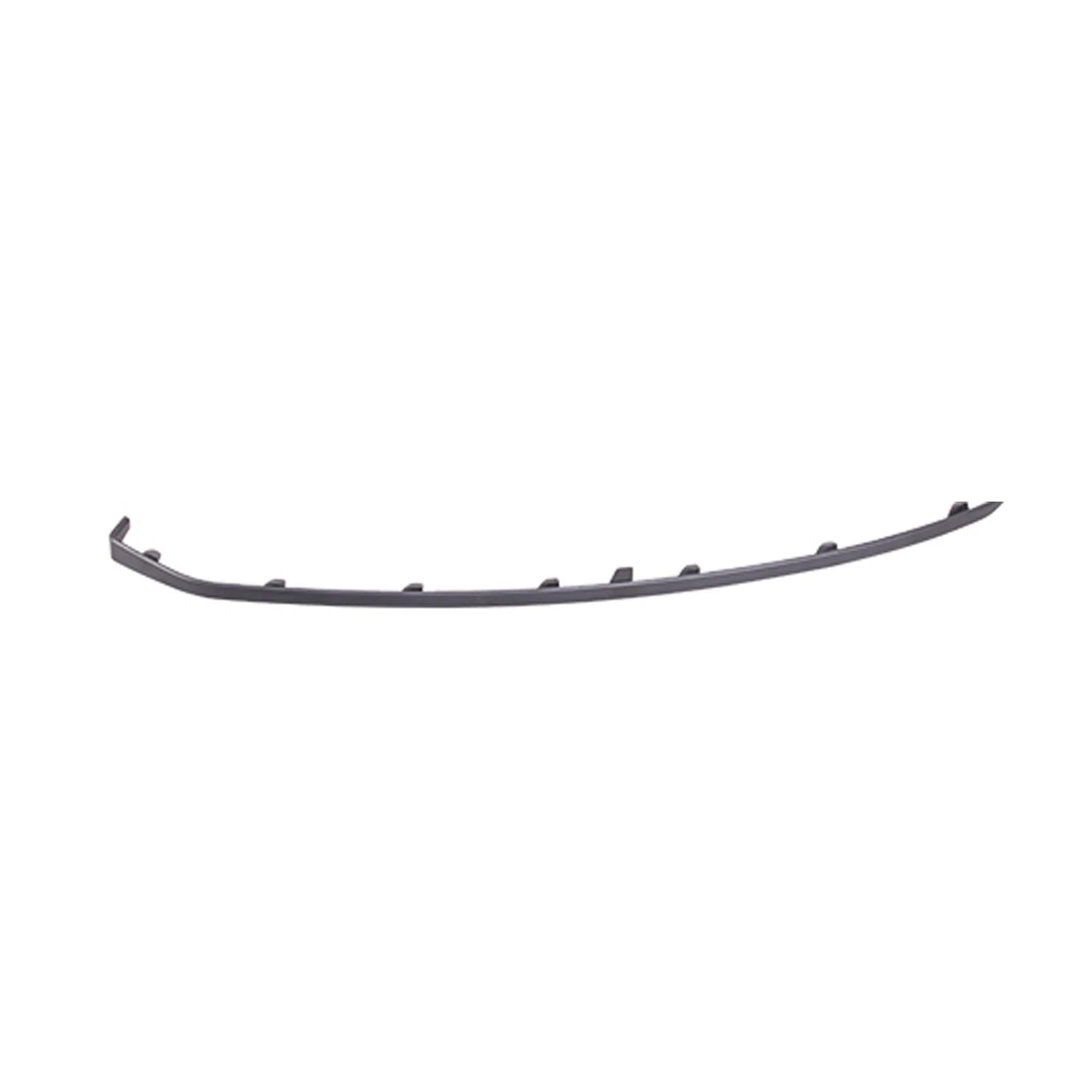 Replacement Black Textured ABS Plastic Front Driver Side Bumper Cover Molding