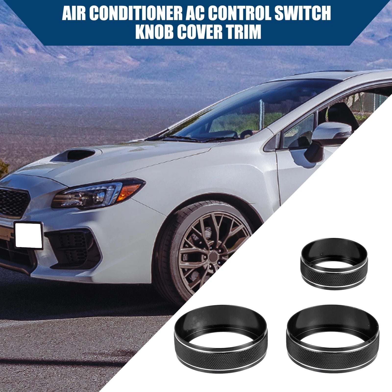 Set of 1 Air Conditioner Control Switch Knob Cover for Subaru Impreza (2017–2023)