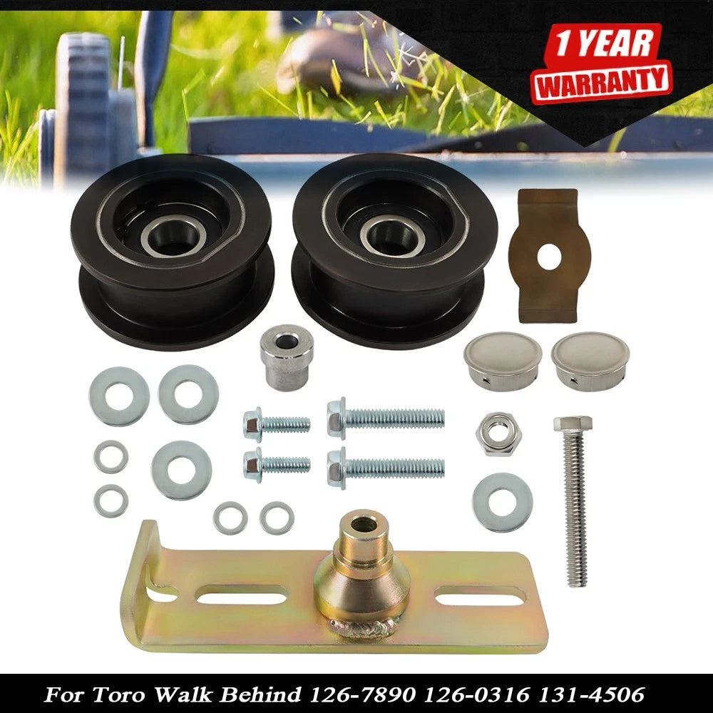 Pulley & Idler Leather Belt Kit for Toro Walk Behind