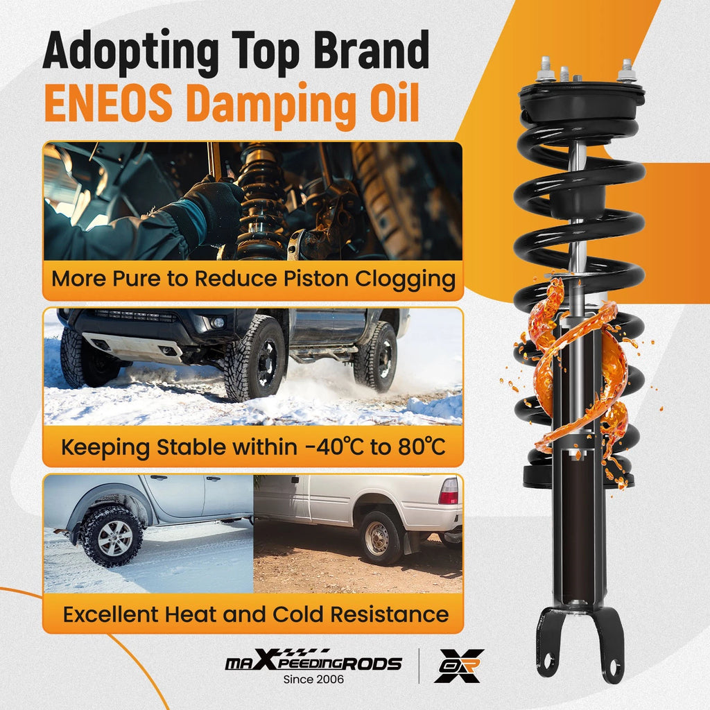 Set of 8 Suspension Front Strut with Control Arm for Ram 1500 (2009-2018)