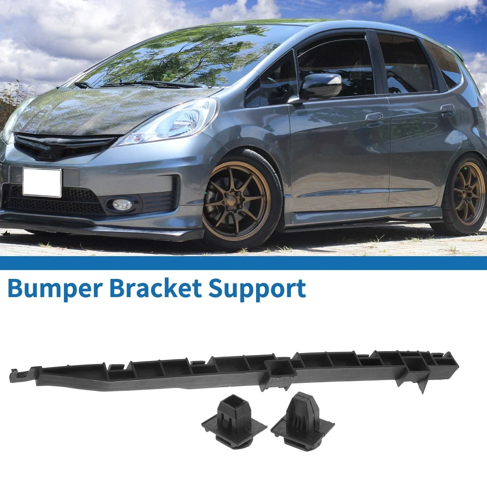Left Rear Bumper Retainer Bracket for Honda Fit (2007-2008)
